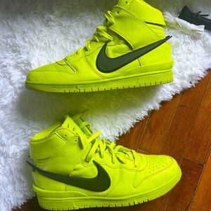 Ambush Nike Dunk High Atomic Green size 14